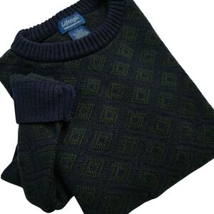 Vintage Lifestyle By Munsingwear Knit Geometric Grandpa Sweater Sz L